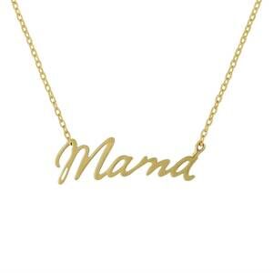NEW BARA BOHEME women's mama necklace in gold